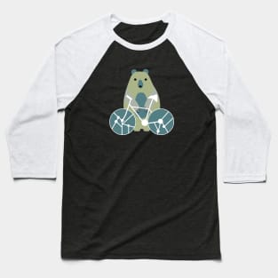 Bear and bike Baseball T-Shirt